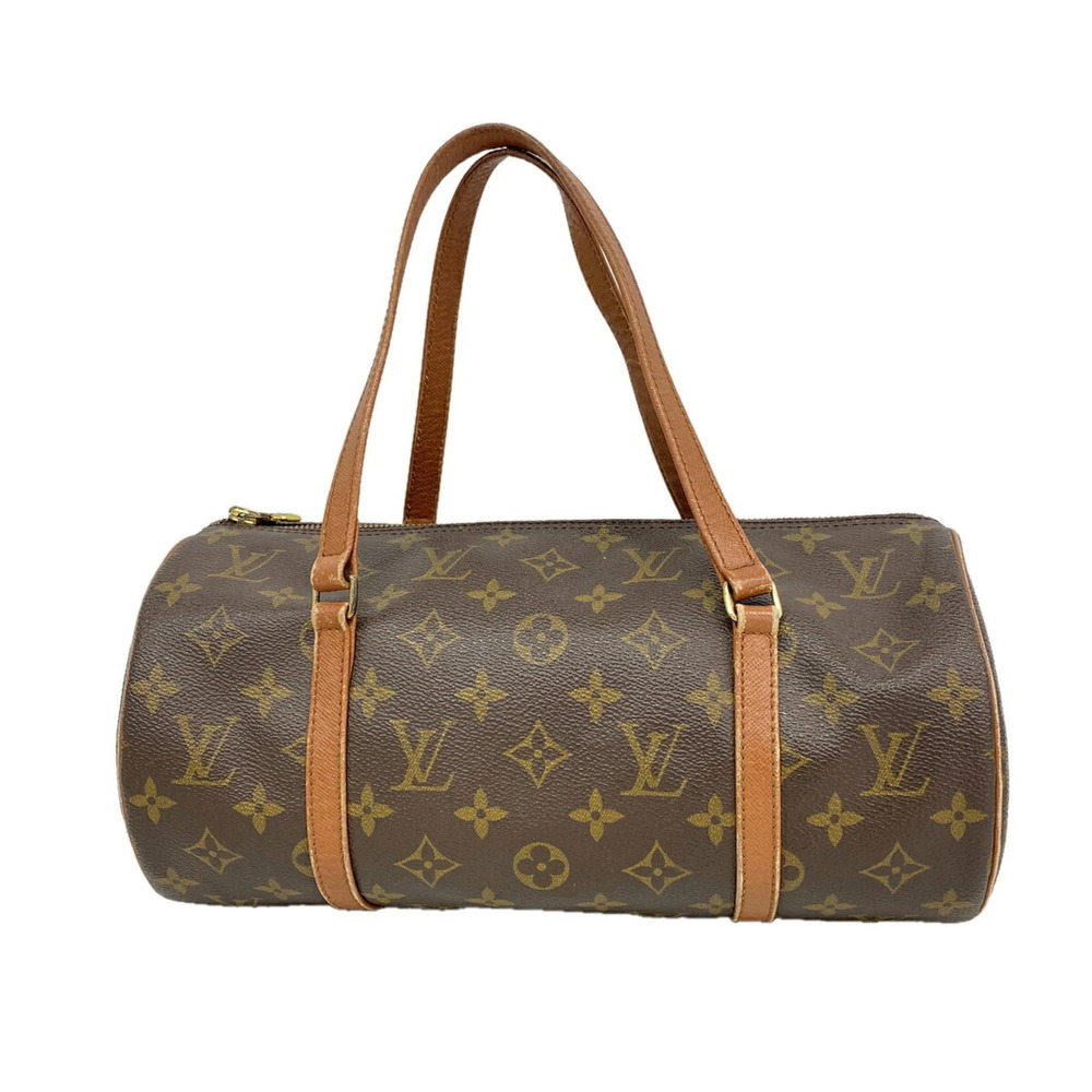 Louis Vuitton Monogram Papillon 30 Handbag M51385 Brown Women's